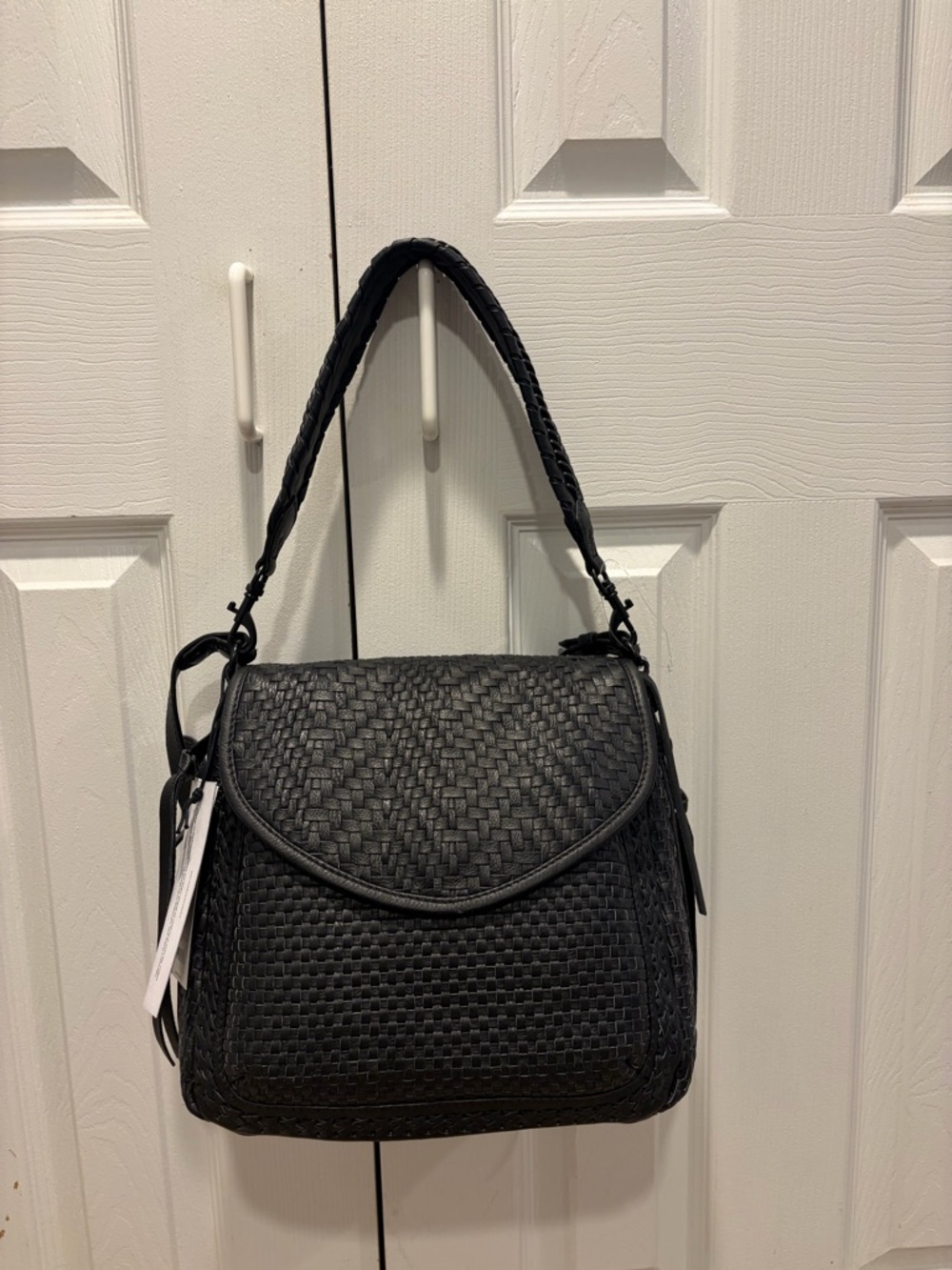 Aimee Kestenberg Woven Top-Handle Women’s Bag – Black